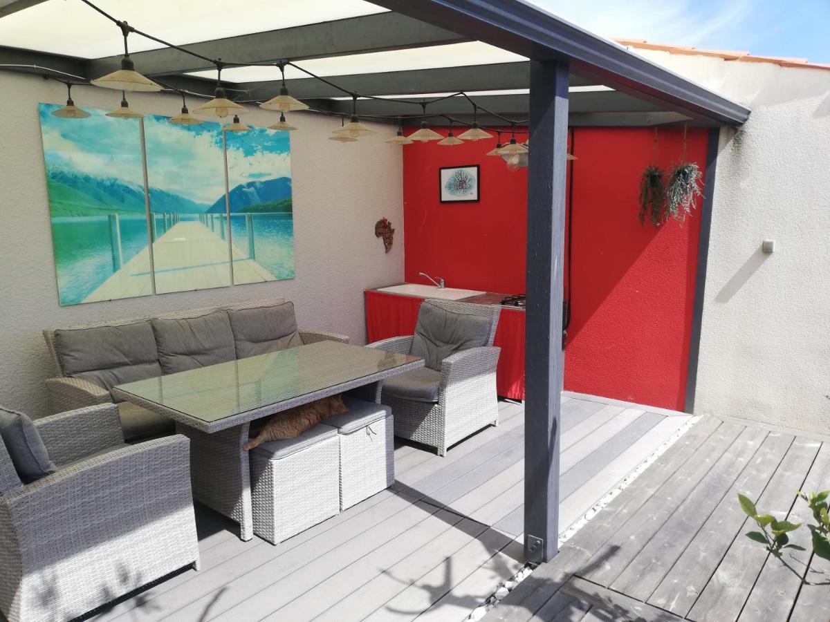 Studio Independant Chez L'Habitant Avec Piscine Et Cuisine Exterieures La Rochelle  Exterior photo